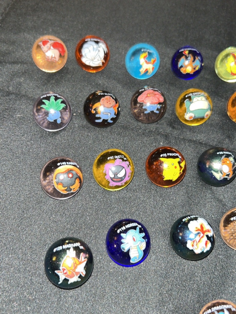 Lot of 26 Vintage Pokémon Marbles! - Picture 3 of 6